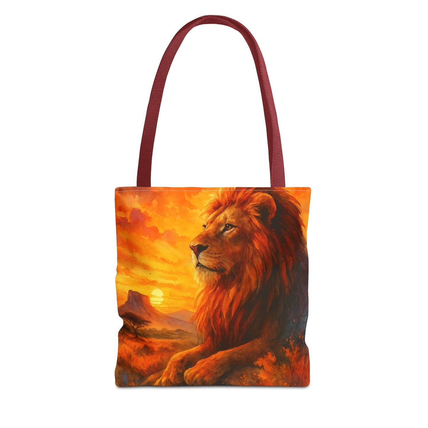 Rise with Courage – Lion Tote Bag