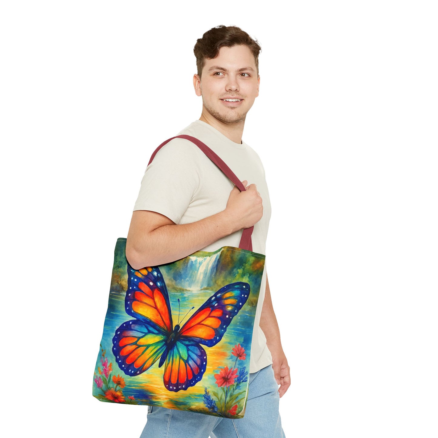 Wings of Light – Butterfly Tote Bag