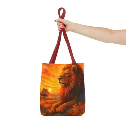 Rise with Courage – Lion Tote Bag
