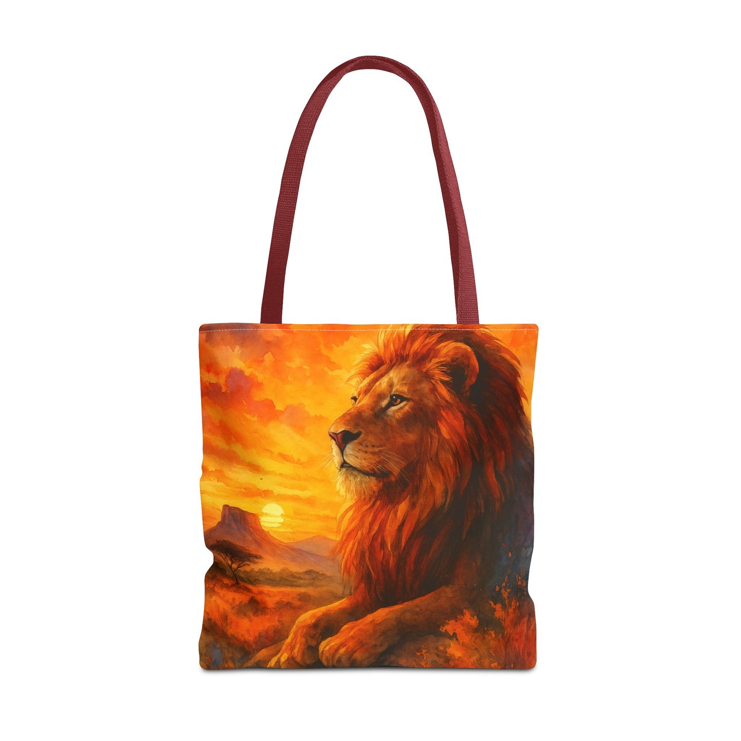 Rise with Courage – Lion Tote Bag
