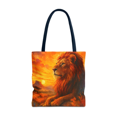 Rise with Courage – Lion Tote Bag