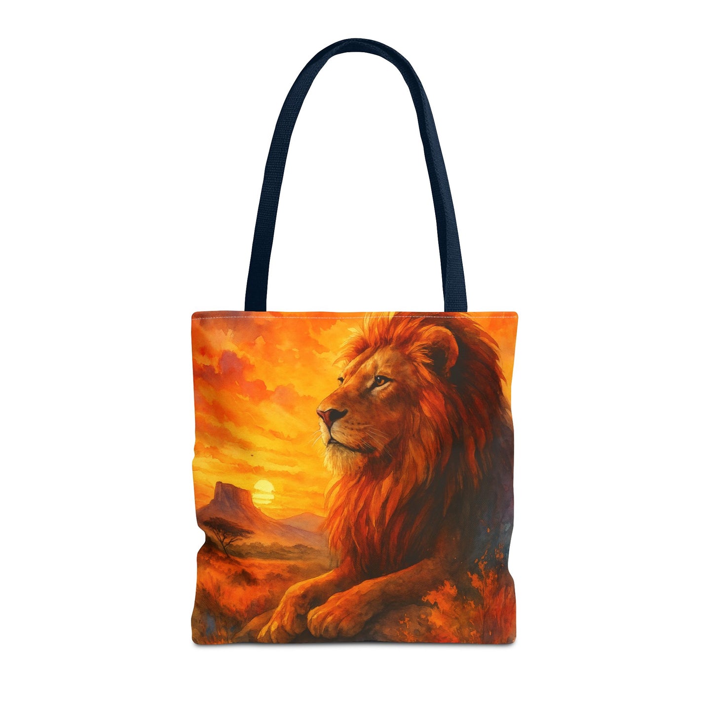 Rise with Courage – Lion Tote Bag
