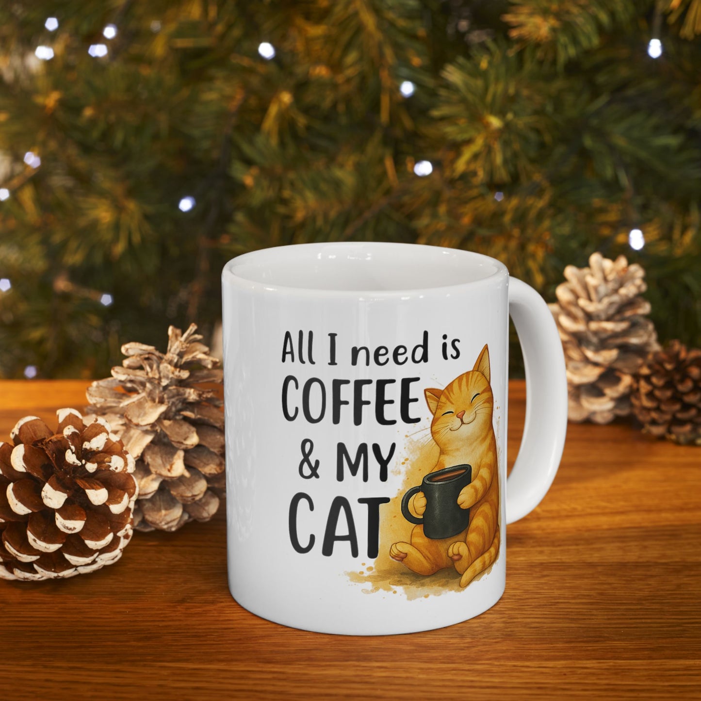 Cute Cat Coffee Mug - Perfect for Cat Lovers | 11oz & 15oz Sizes