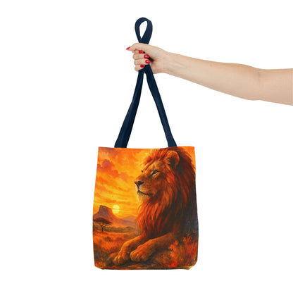 Rise with Courage – Lion Tote Bag