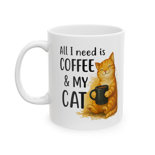 Cute Cat Coffee Mug - Perfect for Cat Lovers | 11oz & 15oz Sizes