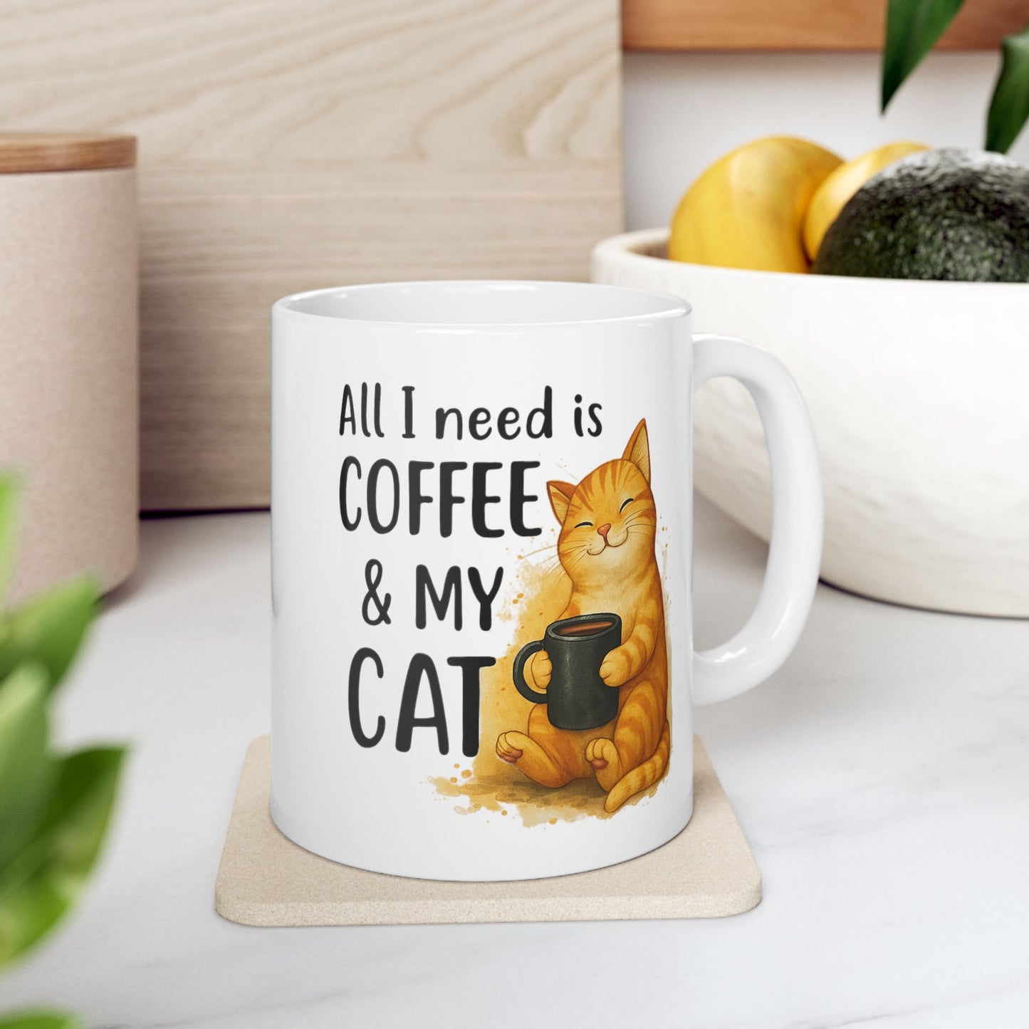 Cute Cat Coffee Mug - Perfect for Cat Lovers | 11oz & 15oz Sizes