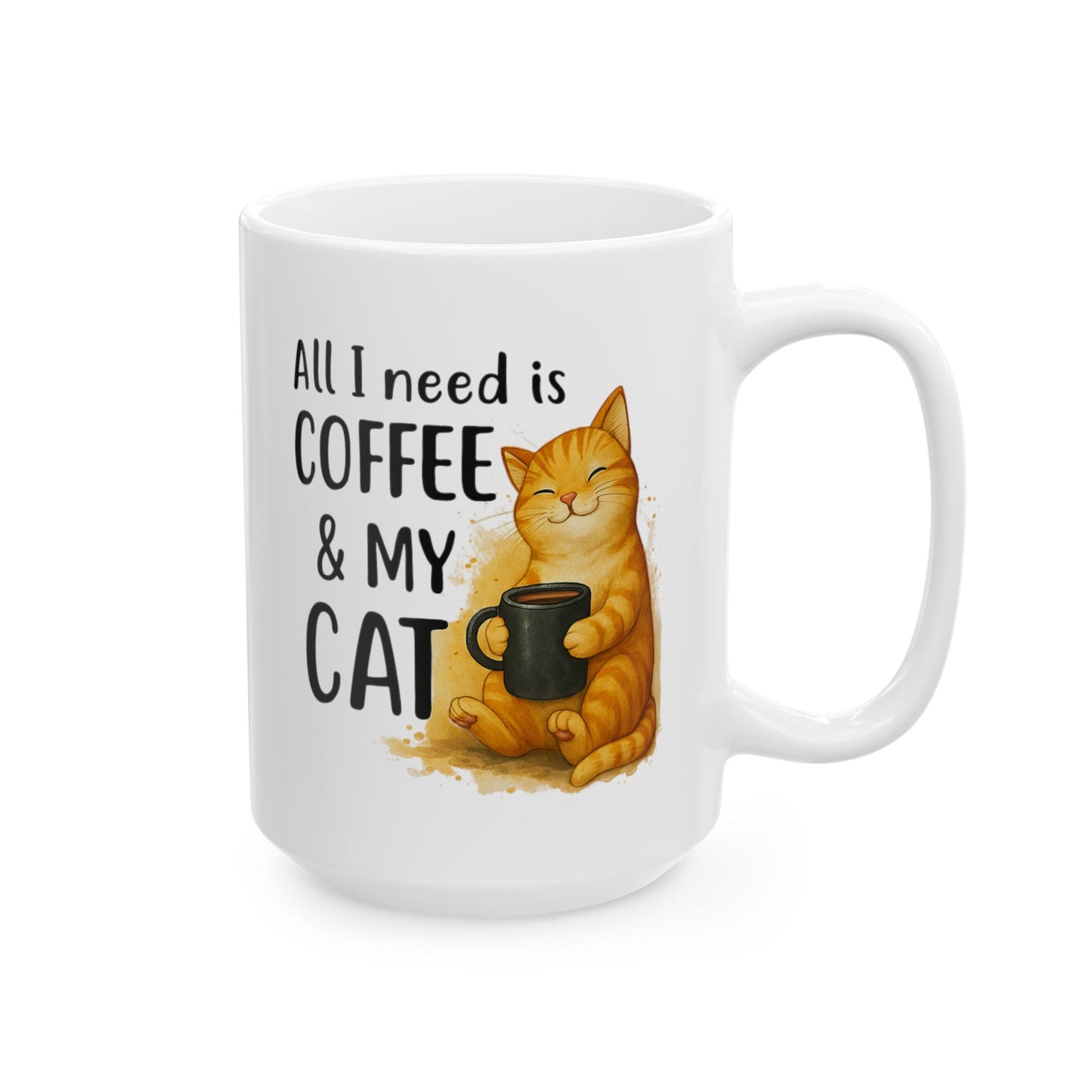 Cute Cat Coffee Mug - Perfect for Cat Lovers | 11oz & 15oz Sizes
