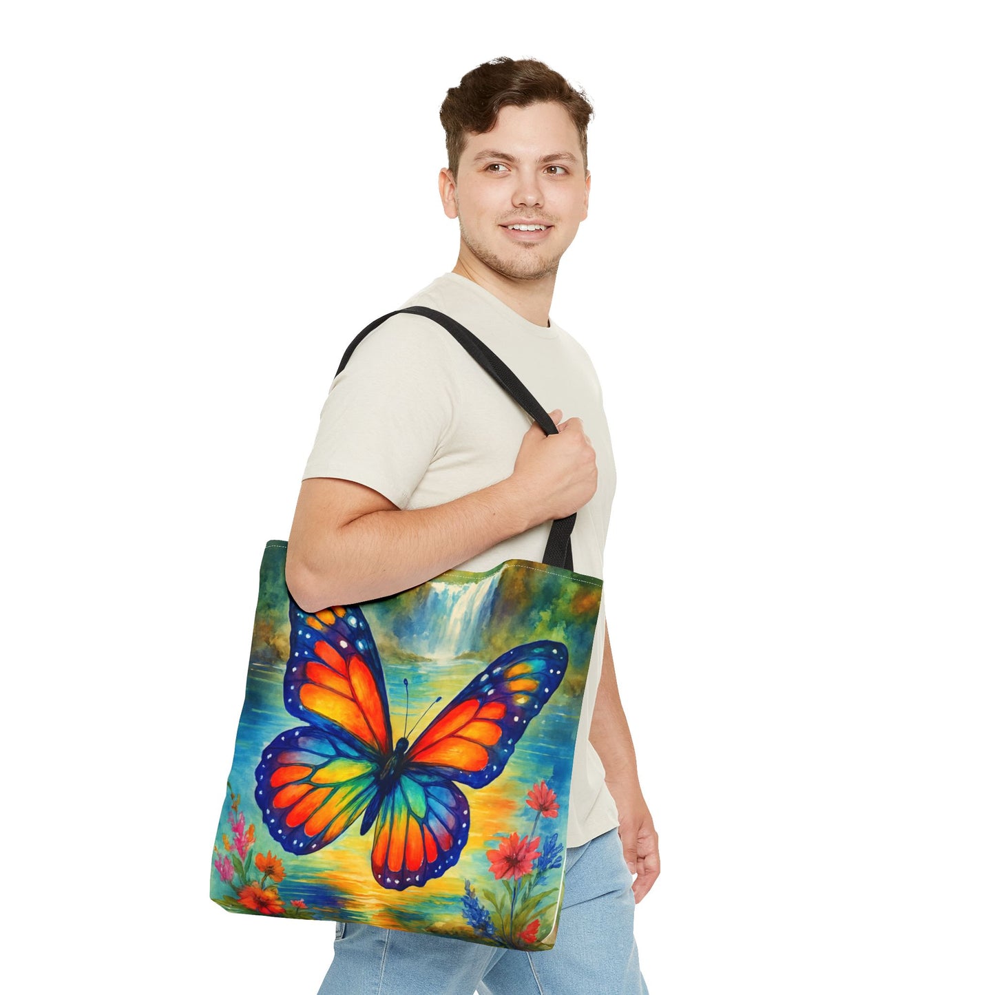 Wings of Light – Butterfly Tote Bag