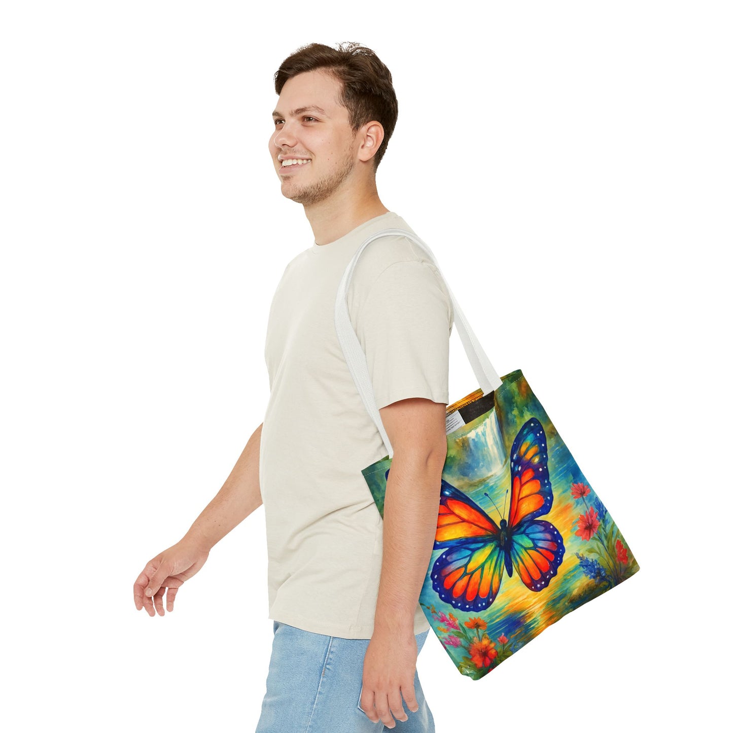 Wings of Light – Butterfly Tote Bag