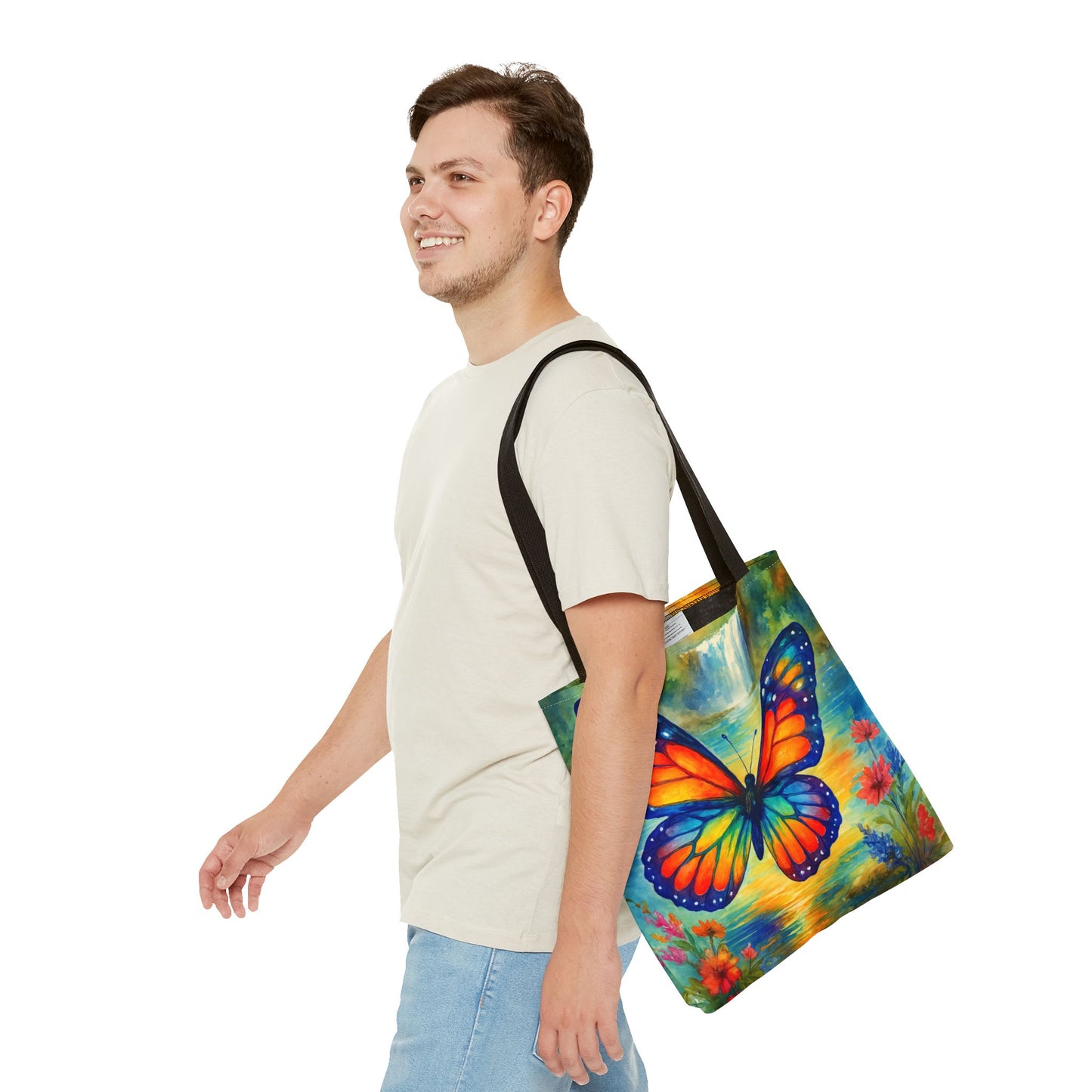 Wings of Light – Butterfly Tote Bag