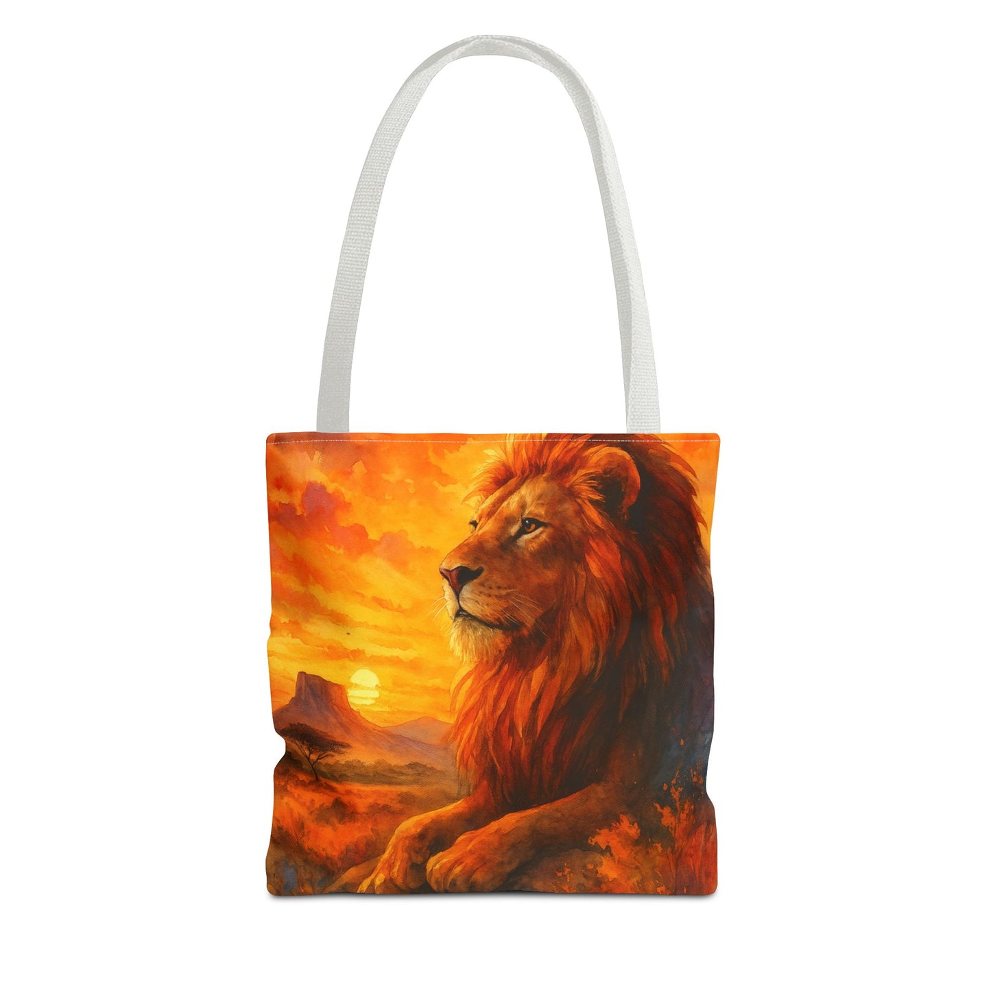 Rise with Courage – Lion Tote Bag