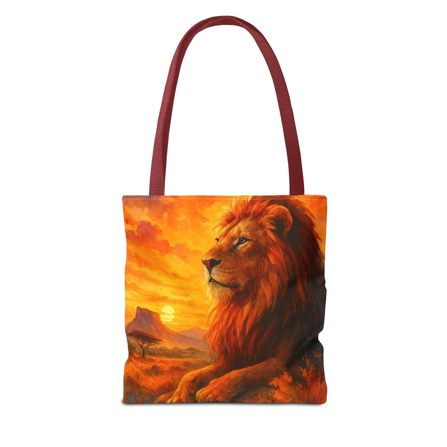 Rise with Courage – Lion Tote Bag