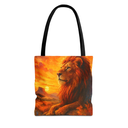 Rise with Courage – Lion Tote Bag
