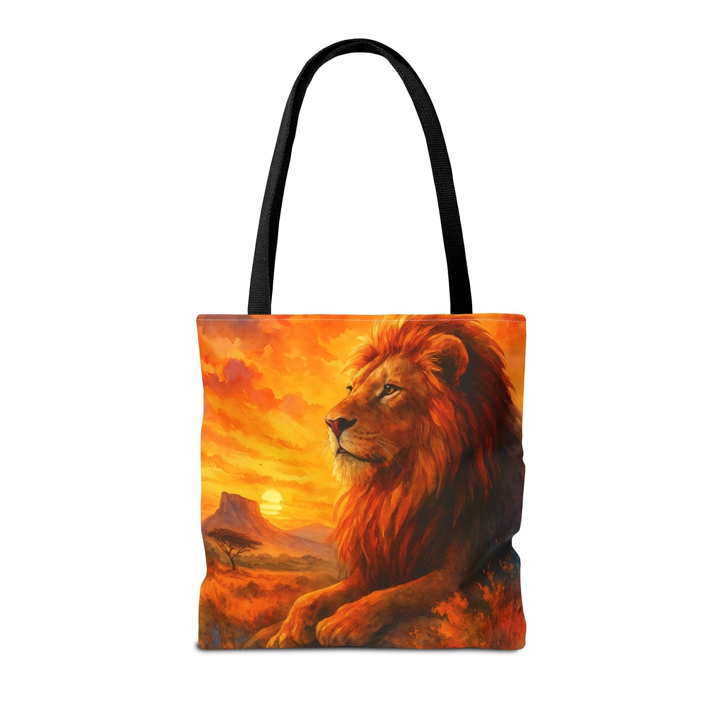 Rise with Courage – Lion Tote Bag