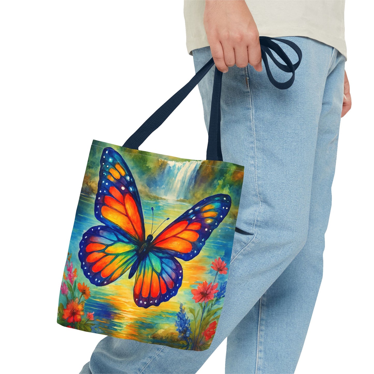 Wings of Light – Butterfly Tote Bag