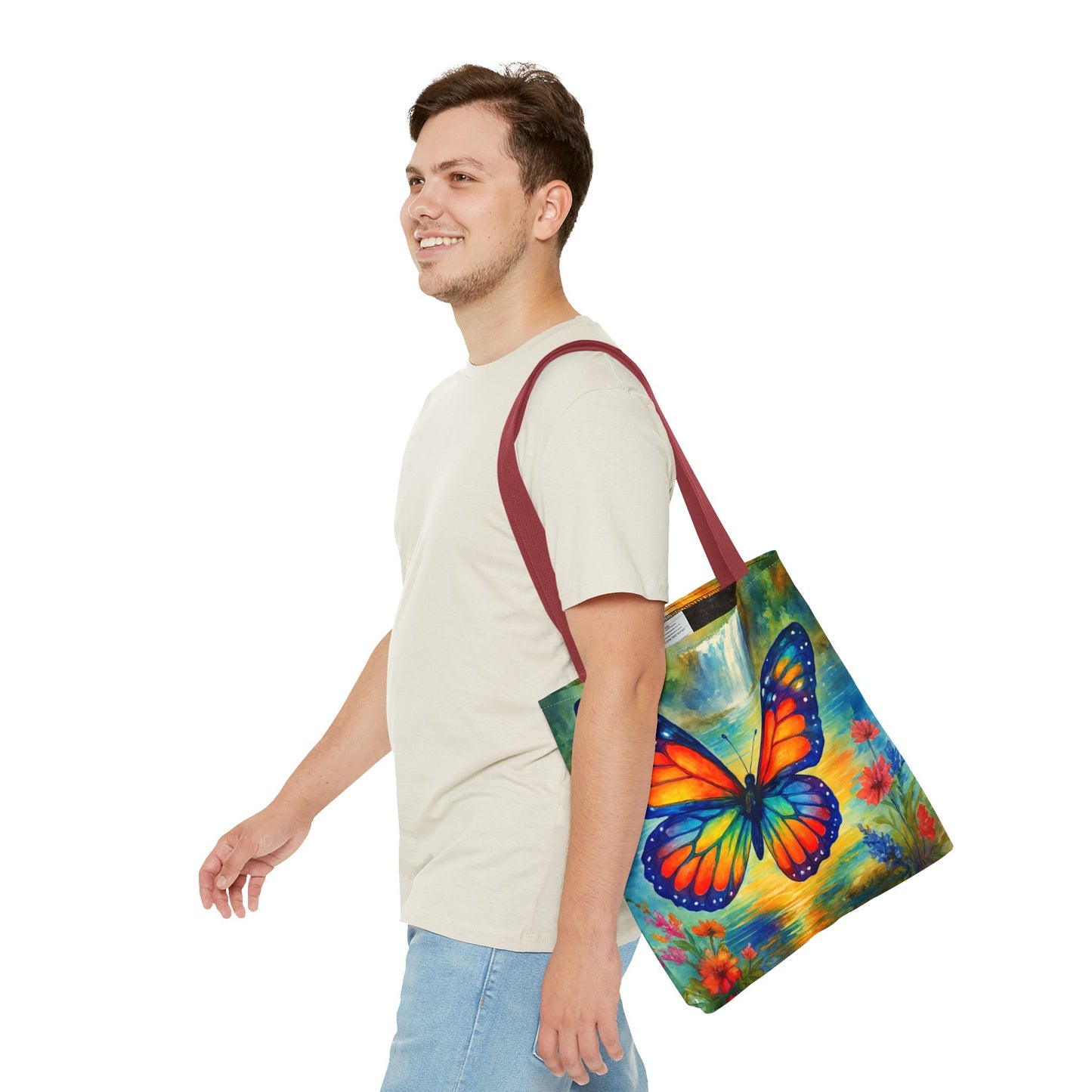 Wings of Light – Butterfly Tote Bag