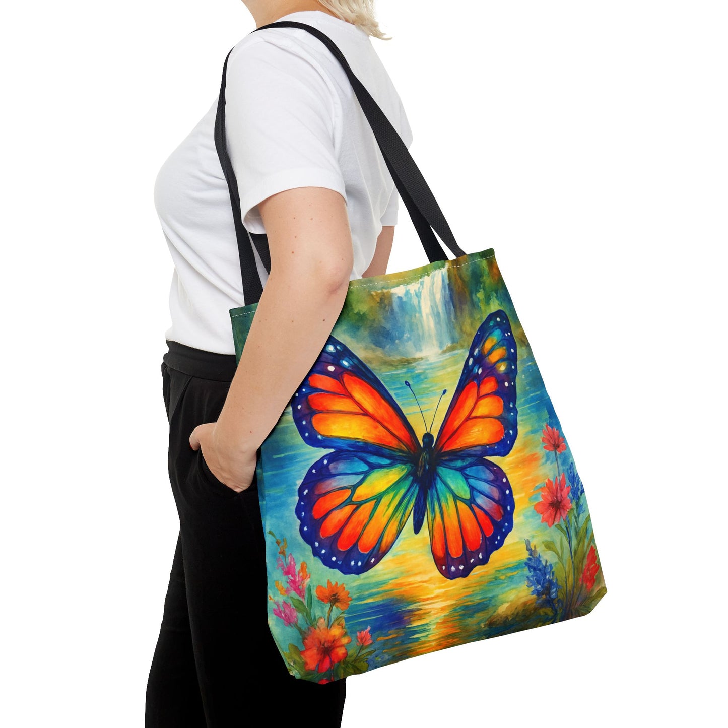 Wings of Light – Butterfly Tote Bag