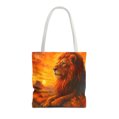 Rise with Courage – Lion Tote Bag