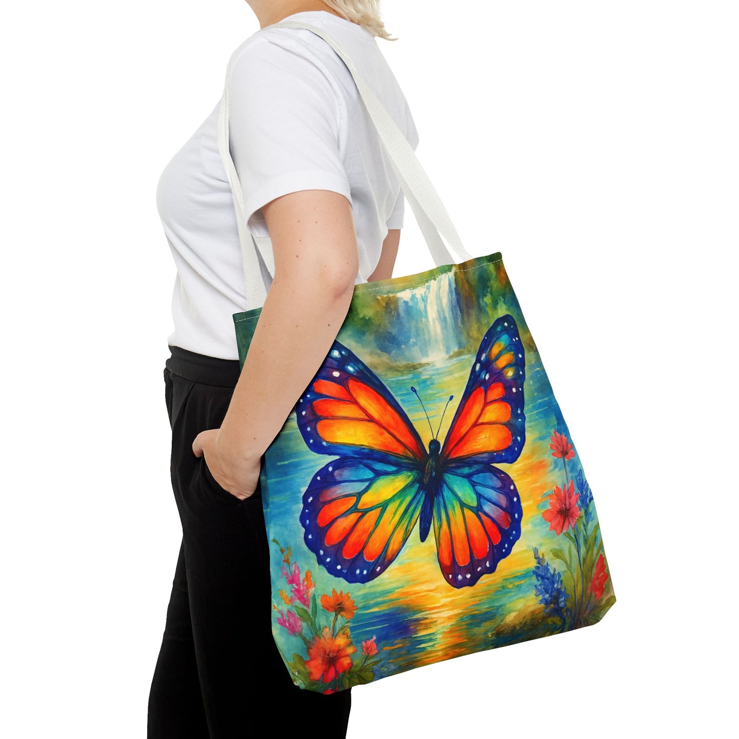 Wings of Light – Butterfly Tote Bag