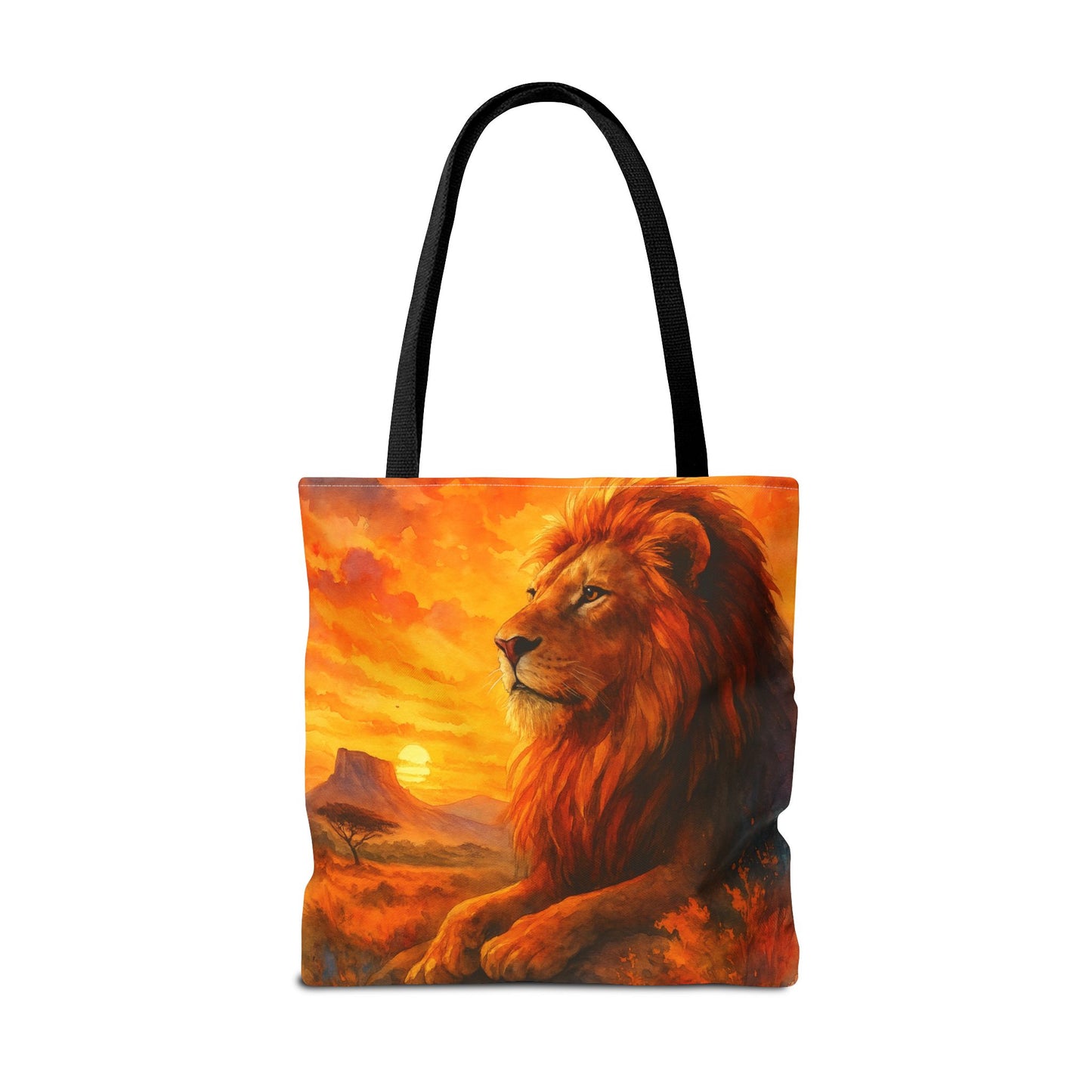 Rise with Courage – Lion Tote Bag