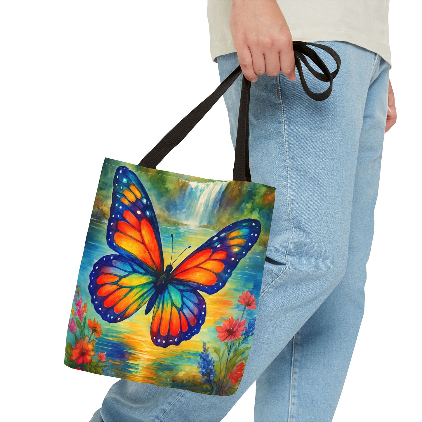 Wings of Light – Butterfly Tote Bag