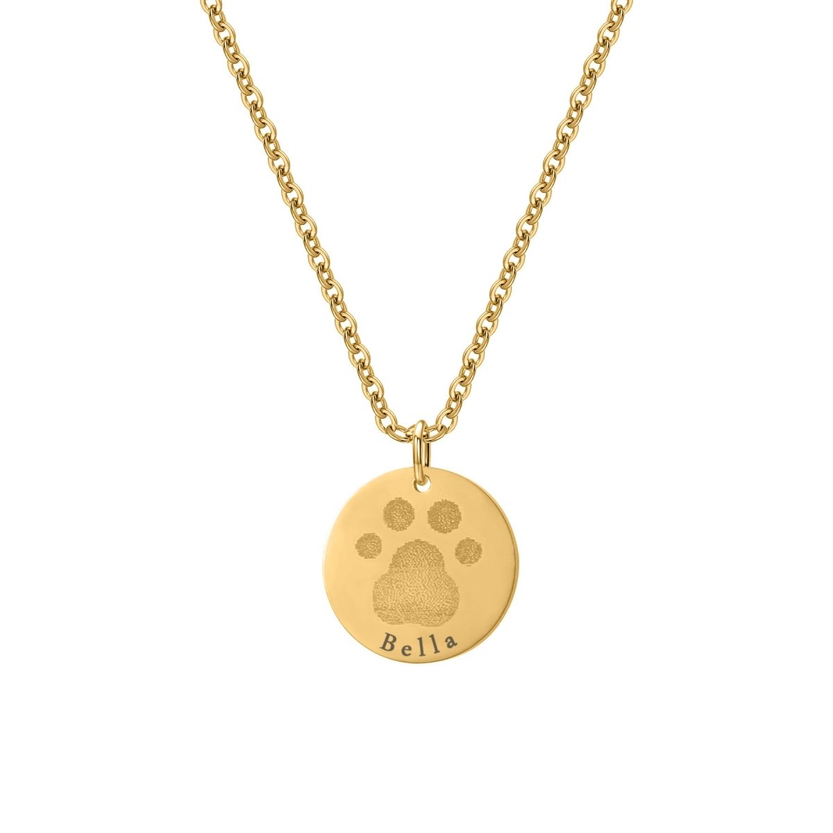 Custom Dog Paw Print Necklace - MyFurHero