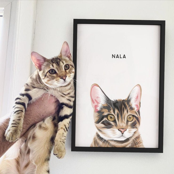 Custom Modern Pet Portrait - MyFurHero