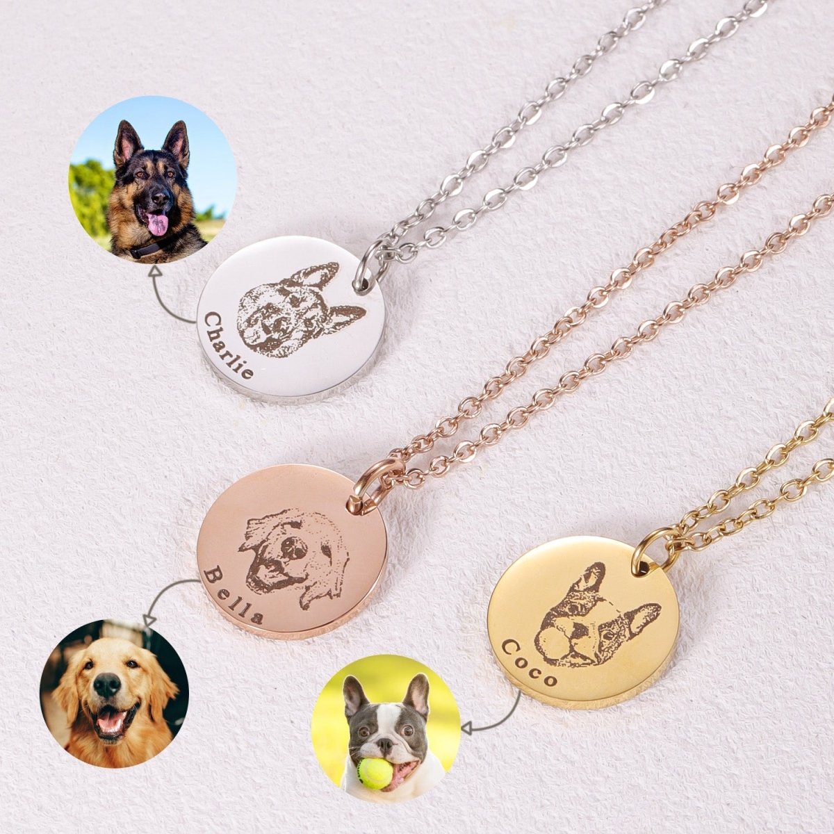 Custom Pet Necklace - MyFurHero
