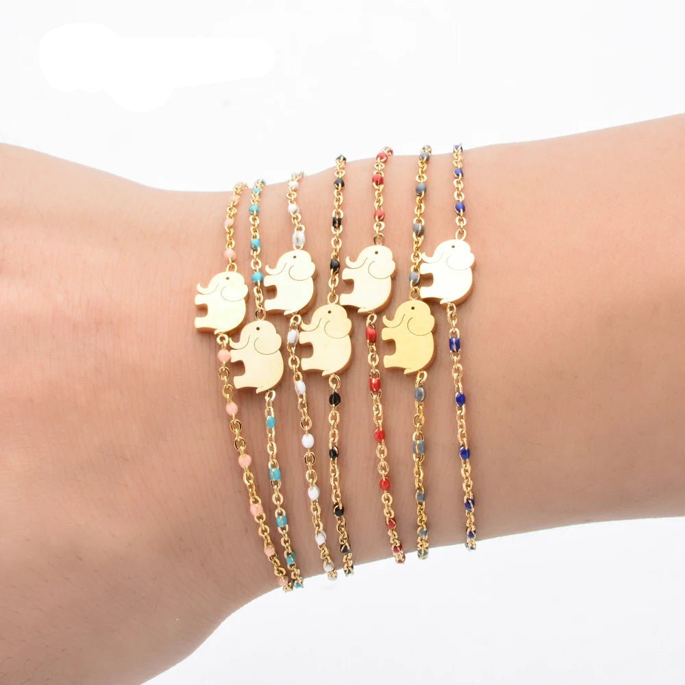 Golden Elephant Friendship Bracelet - MyFurHero