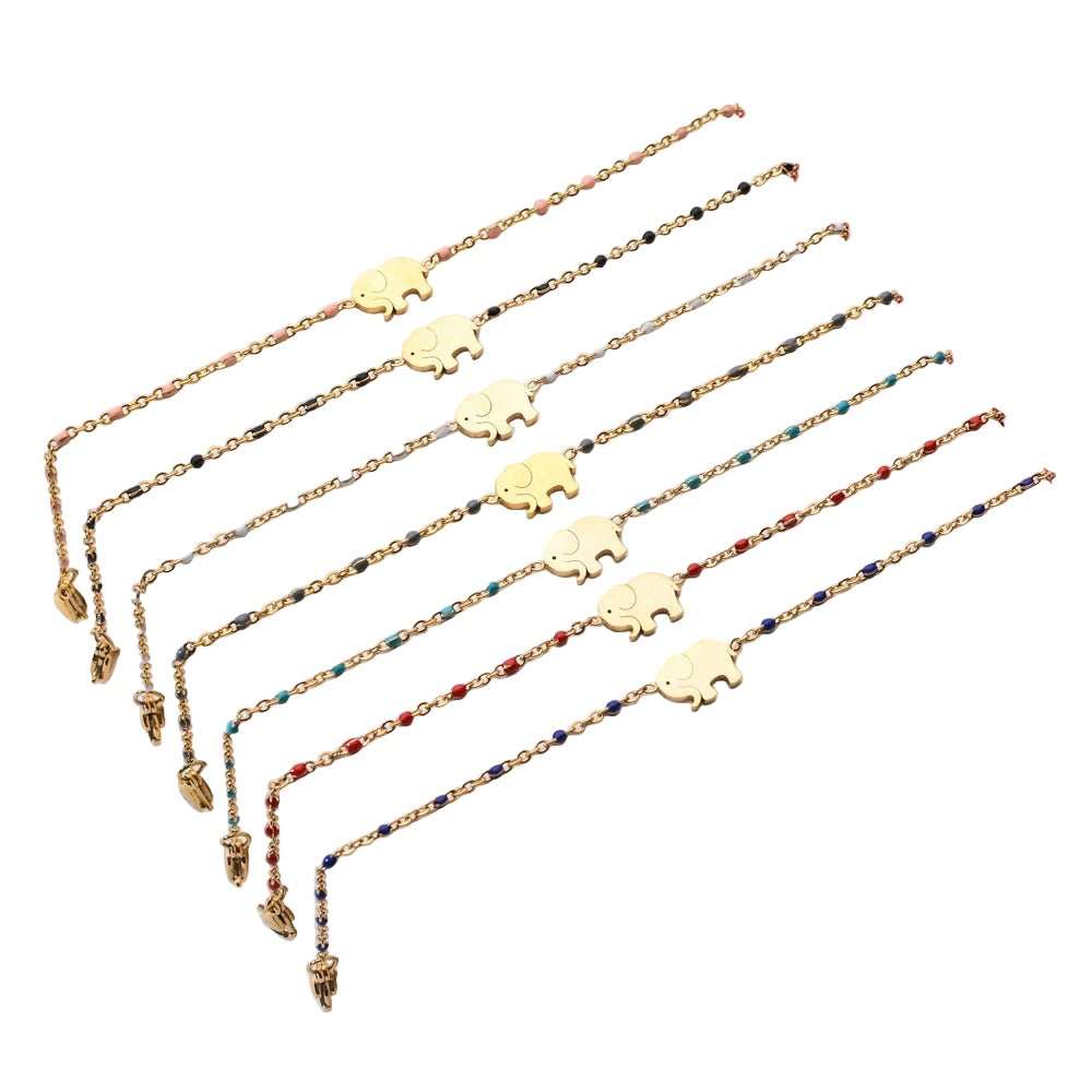 Golden Elephant Friendship Bracelet - MyFurHero